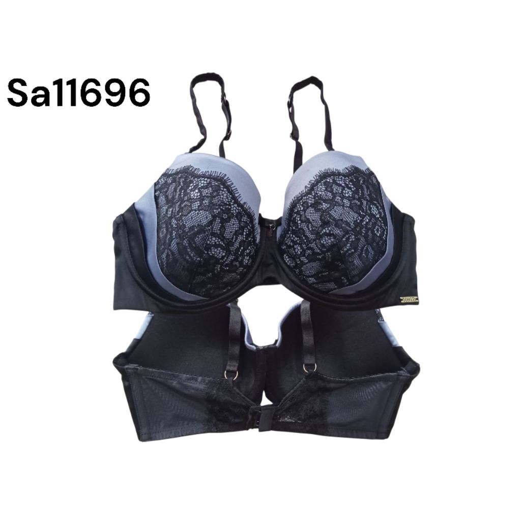 #K Sa11696 bra branded Noir bra berbusa berkawat bra export size 32C
