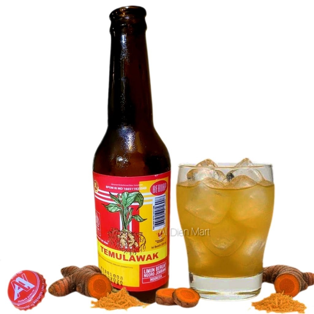 Minuman Rempah Temulawak Agung Ngoro 320ml Uap Limun Original