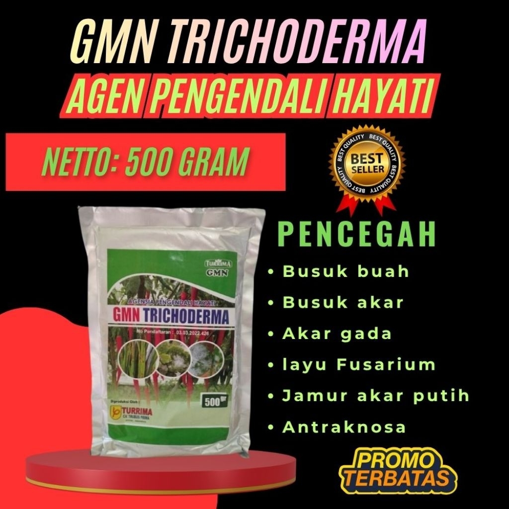 PROMO  Tricoderma Natural Control, Tricoderma Nogan Isi 500gram