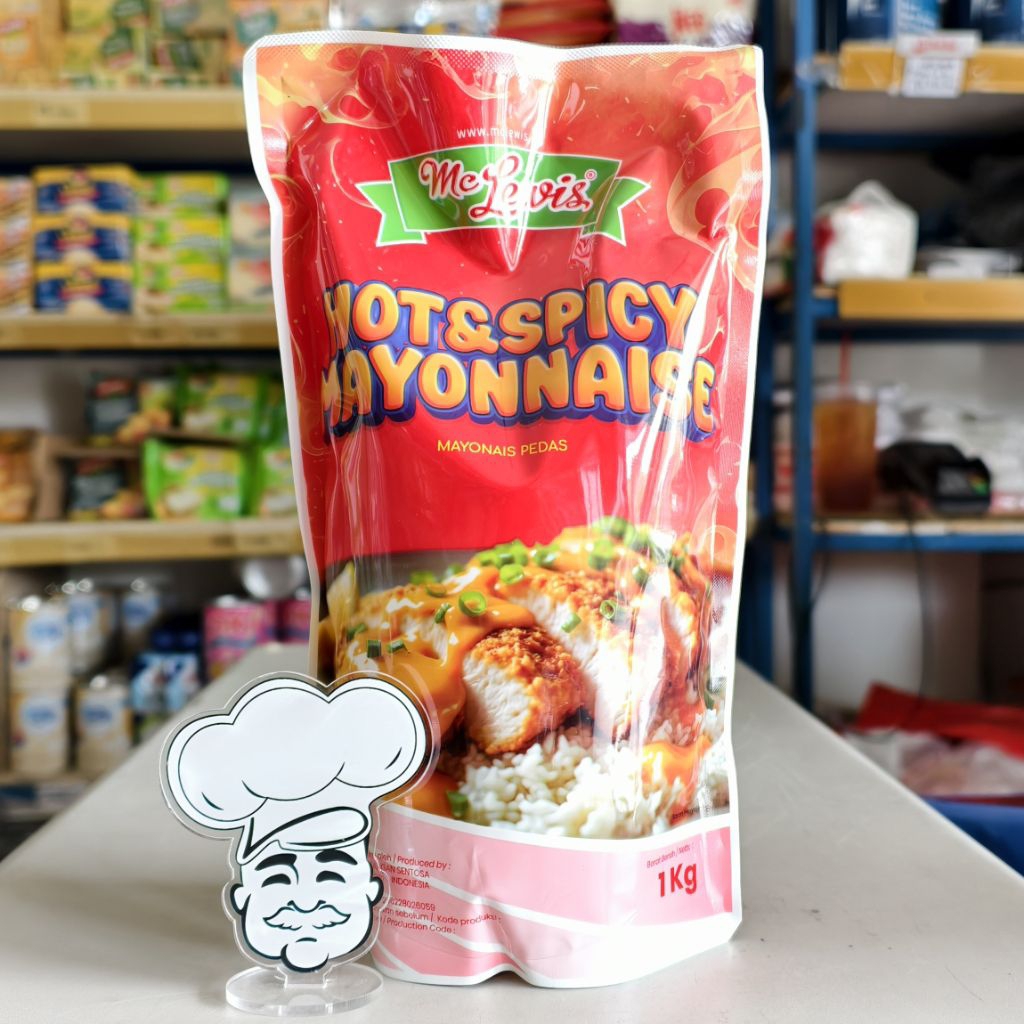 Mc Lewis Spicy Mayonaise 1Kg / Saus Mayonaise Pedas Mc Lewis / Hot Mayonaise Mc Lewis