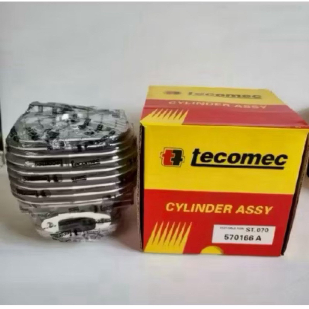 Cylinder Block Assy TECOMEC 070 Komplit Foring Chainsaw 070 TECOMEC