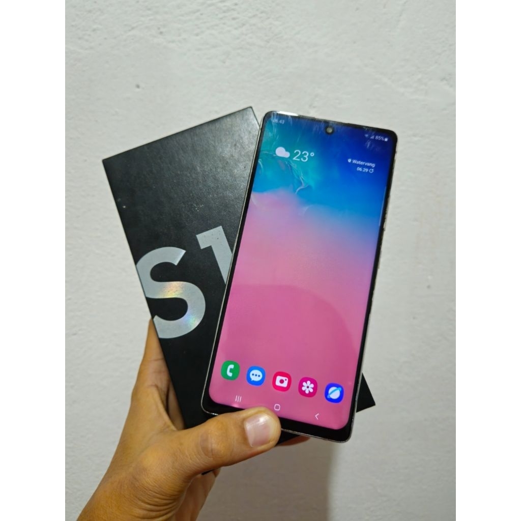 Samsung S10 Lite 8/128 Fullset Minus Baca Desc