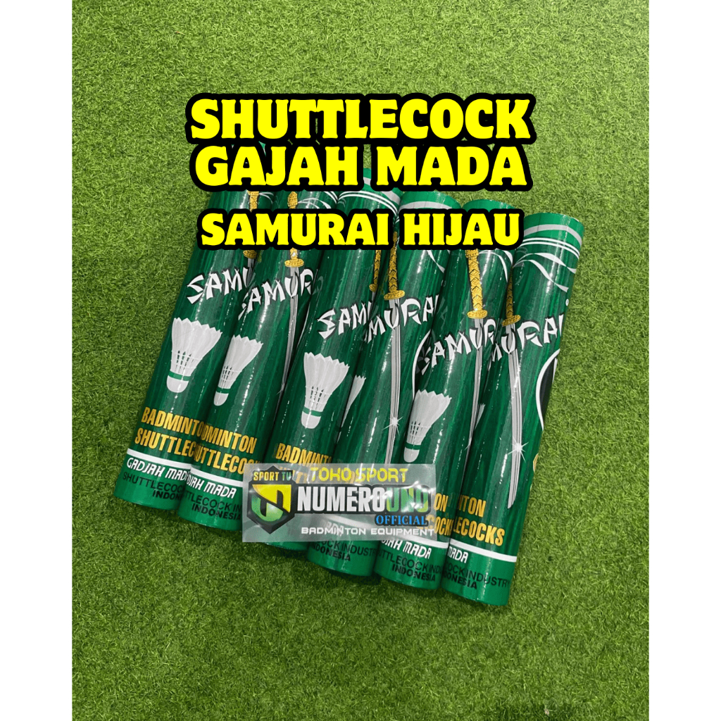 SHUTTLECOCK BADMINTON GAJAH MADA SAMURAI HIJAU