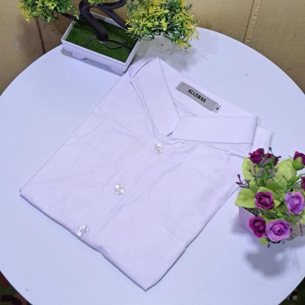 BAJU KOKO ALLEBAS HAIBAH LENGAN PANJANG DEWASA MURAH