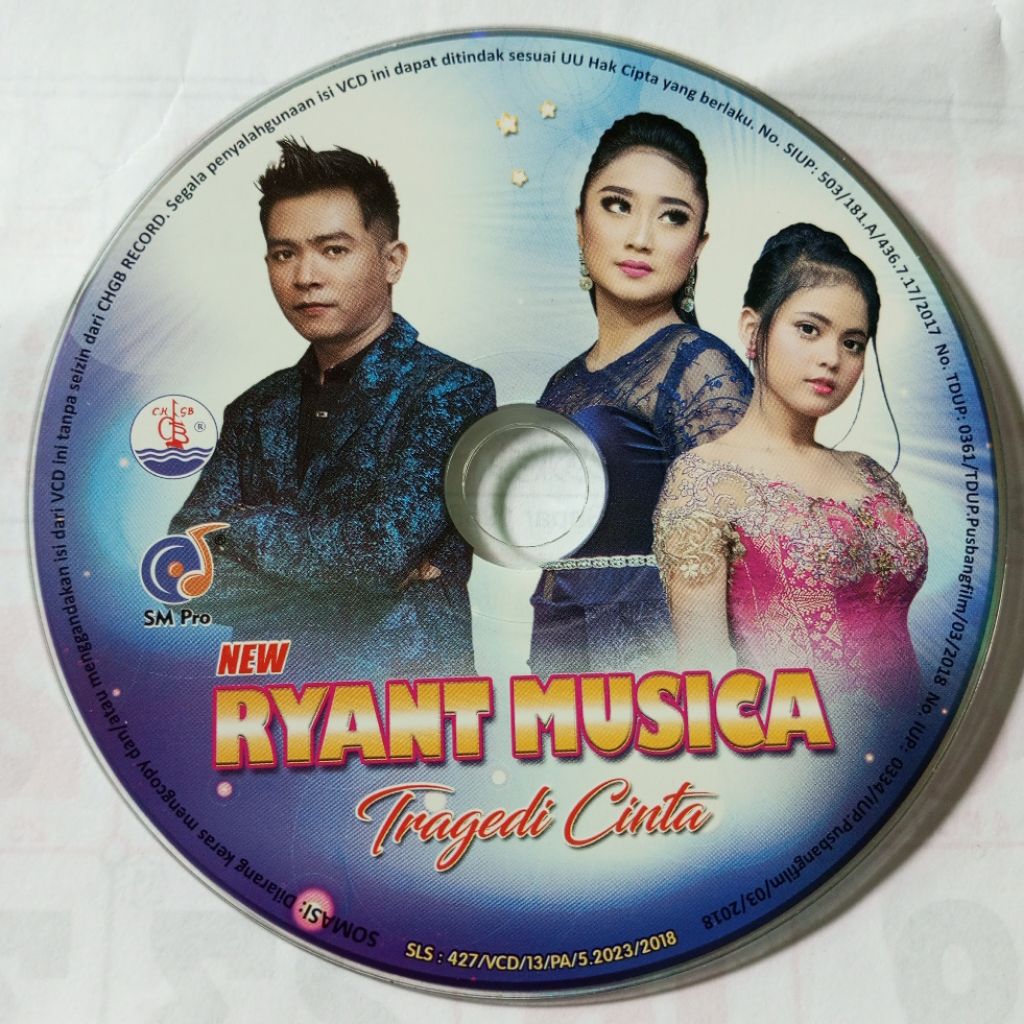 VCD Dangdut Karaoke Ryant Musica