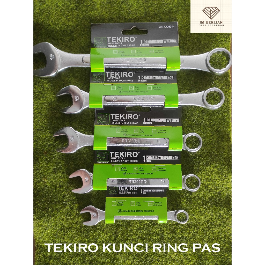 TEKIRO KUNCI RING PAS 10 13 14 15 17 19 mm KUNCI DOUBLE RING ORIGINAL