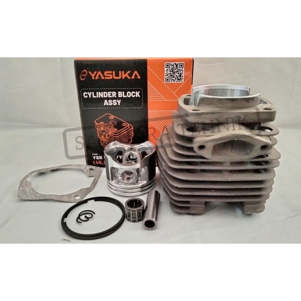 CYLINDER BLOCK ASSY (45.2 MM) YSK 6800 XT | SPAREPART MESIN CHAINSAW YSK 6800 XT YASUKA ORIGINAL