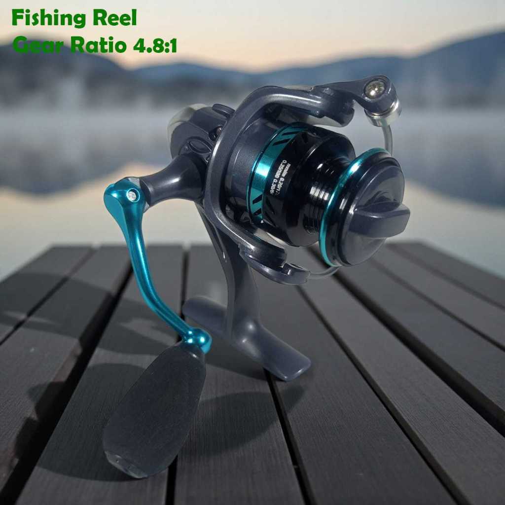 DK Fishing Reel Gulungan Pancing Spinning Gear Ratio 4.8:1 - DK800