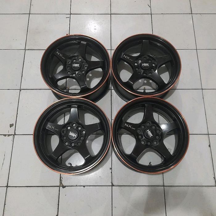 Velg Mobil Bekas Racing Hsr Ertiga Ring 15 Lebar 6,5 Baut 5x100/114,3 Buat New Avanza Innova Altis