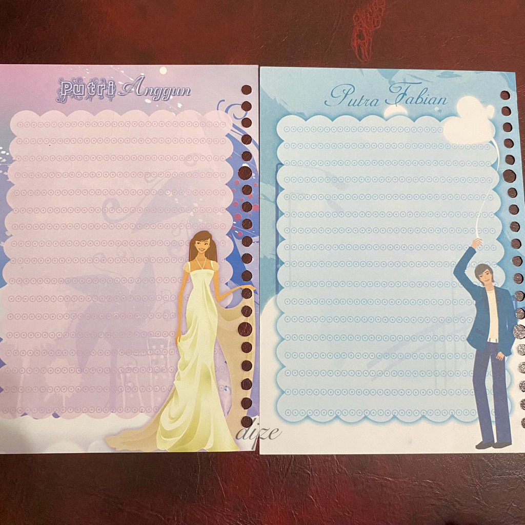 [min 3] Kertas Isi Binder Cover Harvest Adinata Refill A5 Miss USA San Fransisco California New York