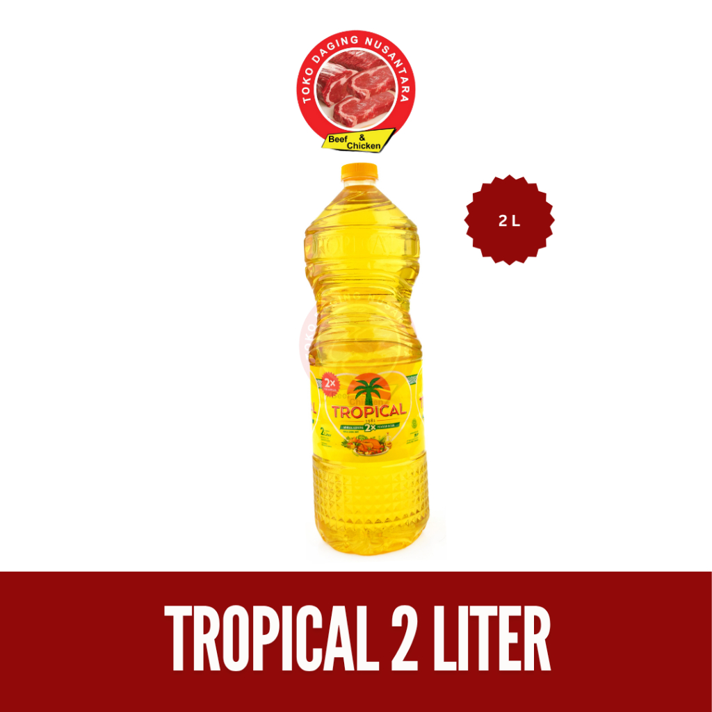 Tropical Minyak Goreng Botol 2 Liter / Minyak Goreng TROPICAL