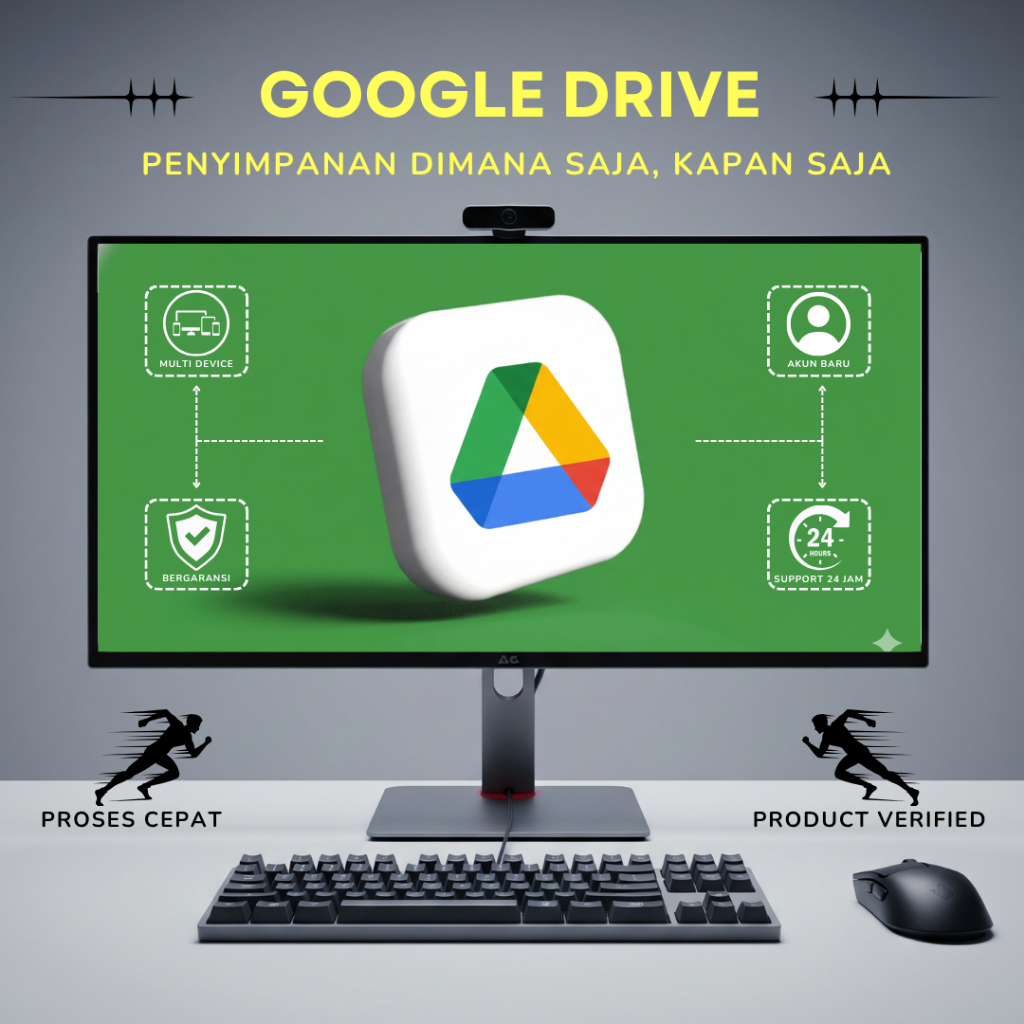 Google Drive Bonus Google Photos + Google Meet unlimited Lifetime Bergaransi