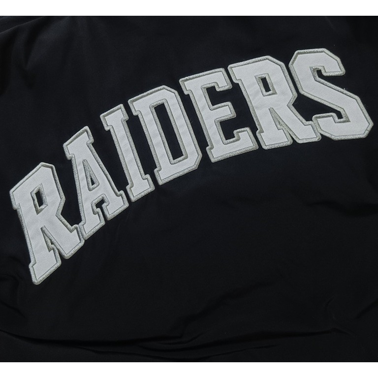 RAIDERS x GU varsity jacket black size L