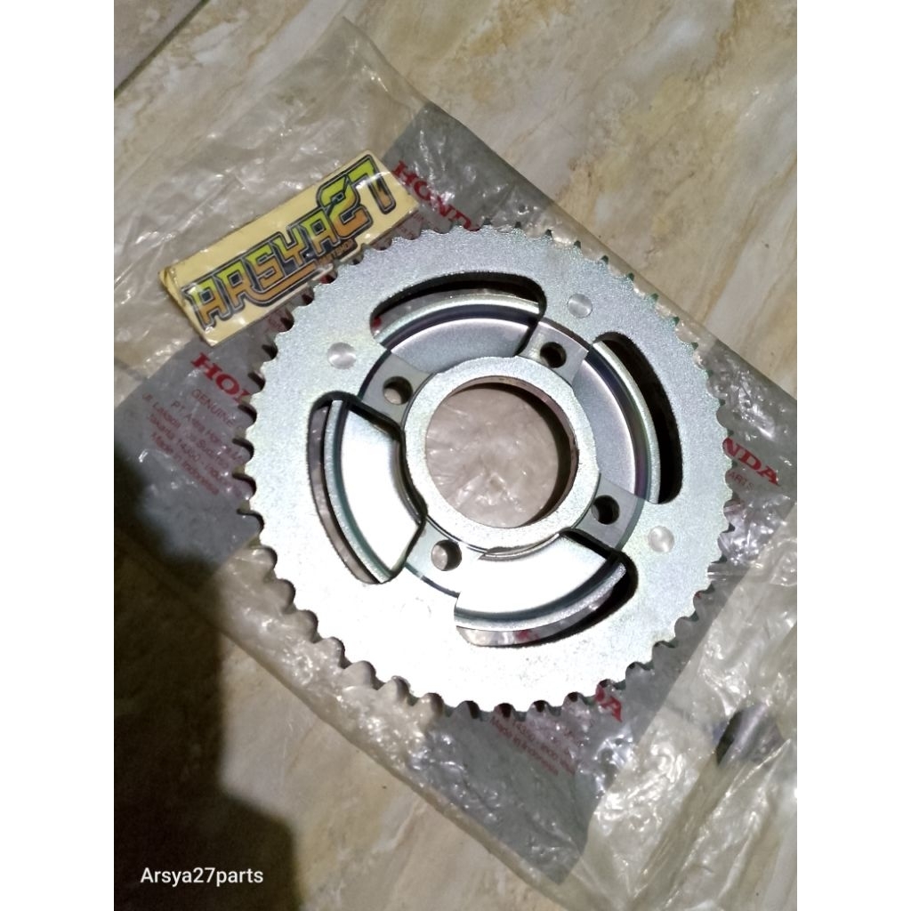 gir gear 46T 41200 KEH 900 ger gir gear belakang Honda GL pro newtech Megapro lama Primus original 4