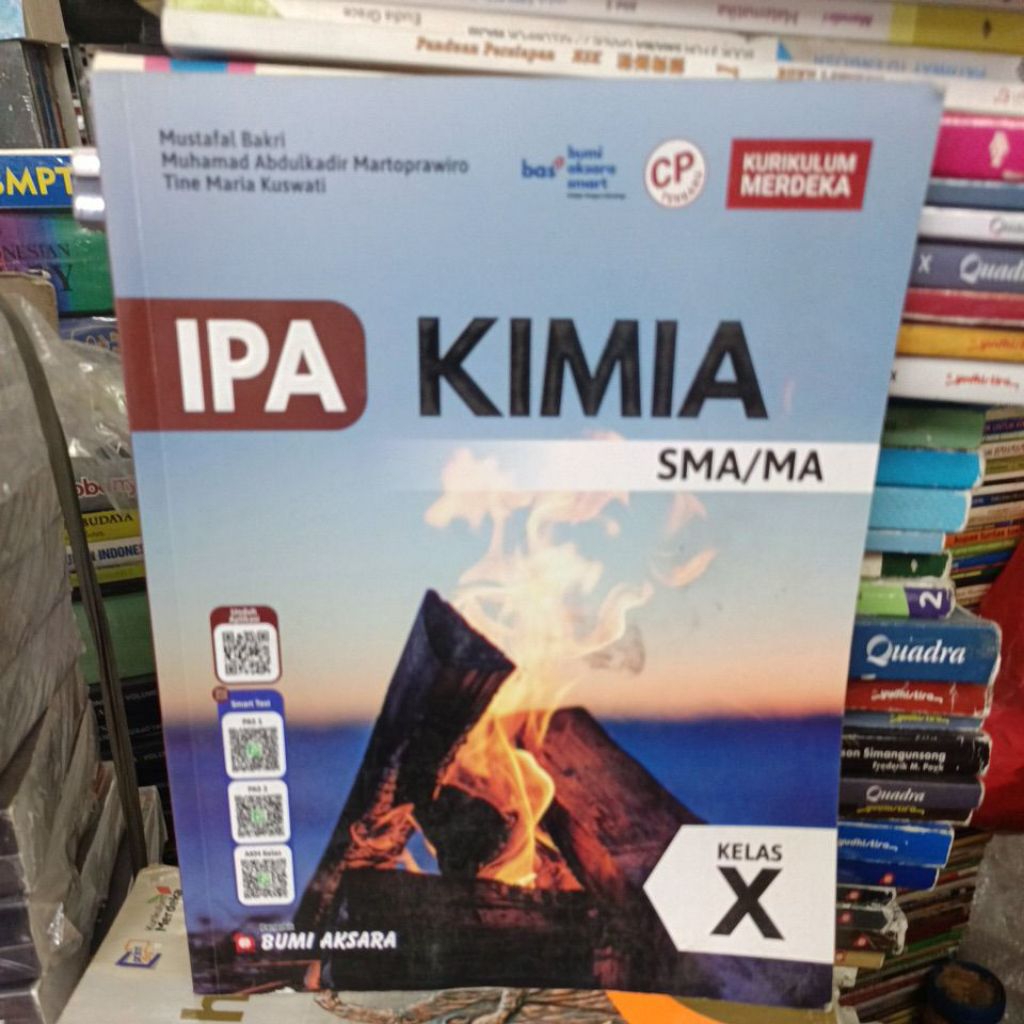 IPA Kimia untuk SMA kelas 10 kurikulum merdeka Bumi Aksara original bekas