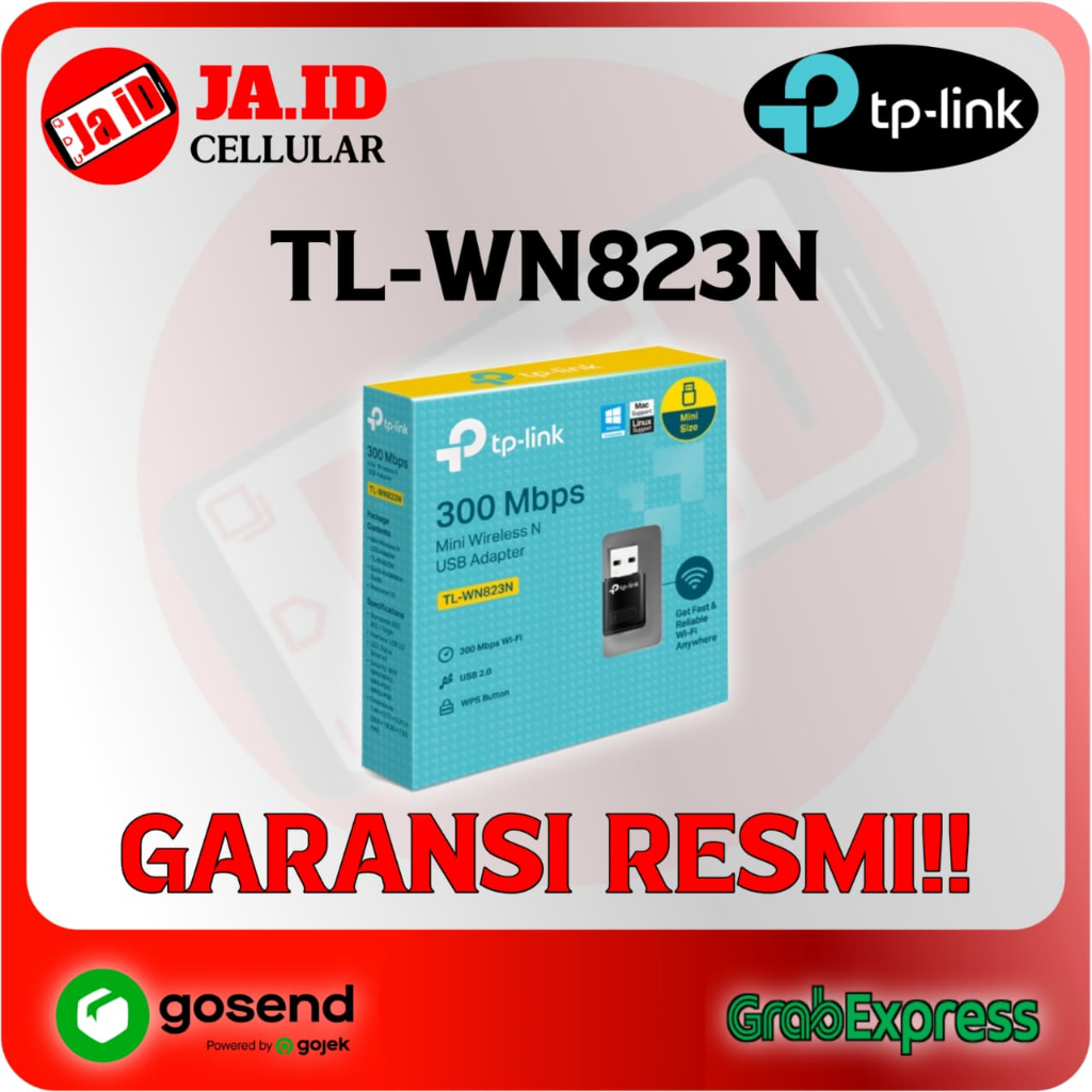 WIRELESS USB WIFI ADAPTER TPLINK WN823N 300MBPS