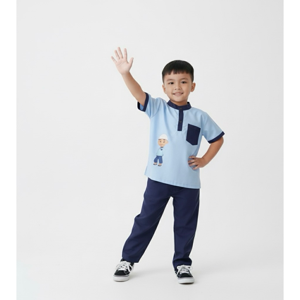 STELAN BAJU KOKO ANAK   1-5 TAHUN UPIN IPIN SERIES TERBARU/BAJU KOKO ANAK/BAJU KOKO/STELAN KOKO ANAK