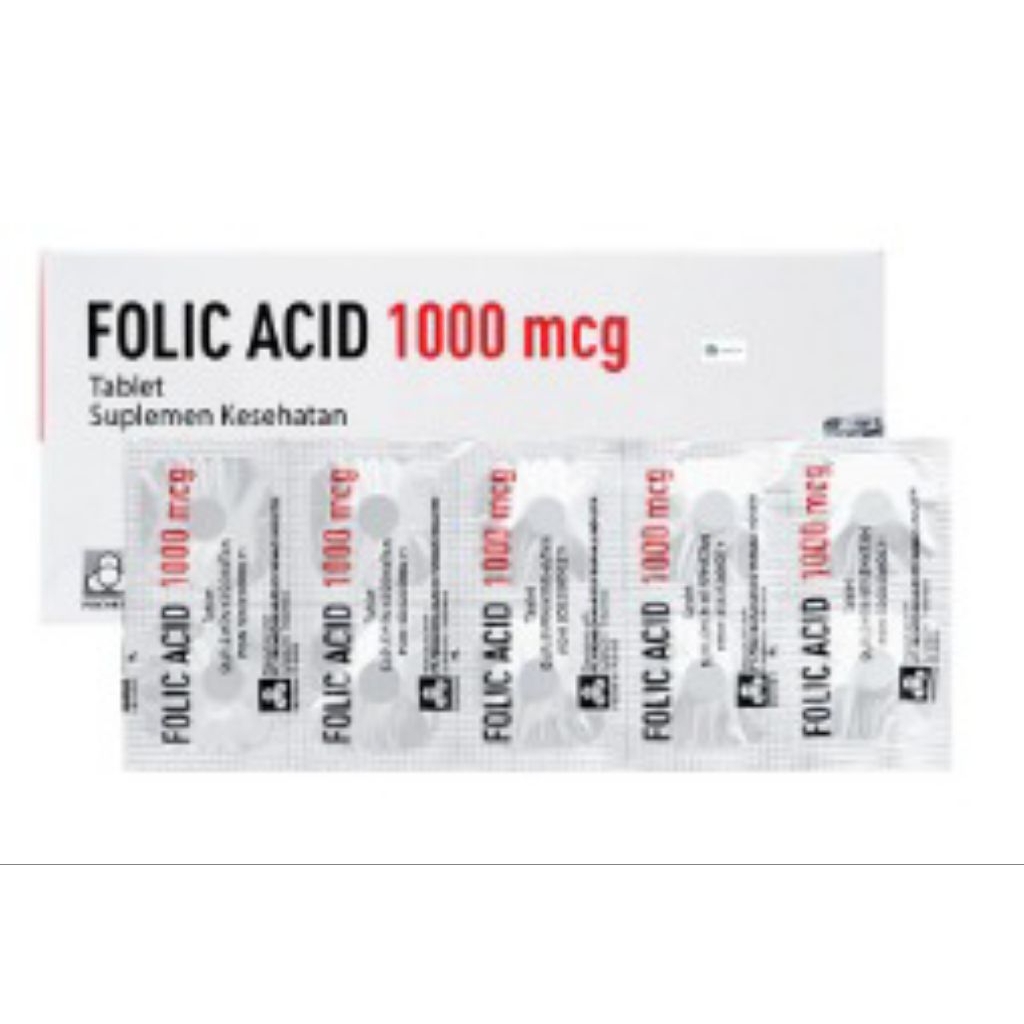 FOLIC ACID 1000  MCG per box