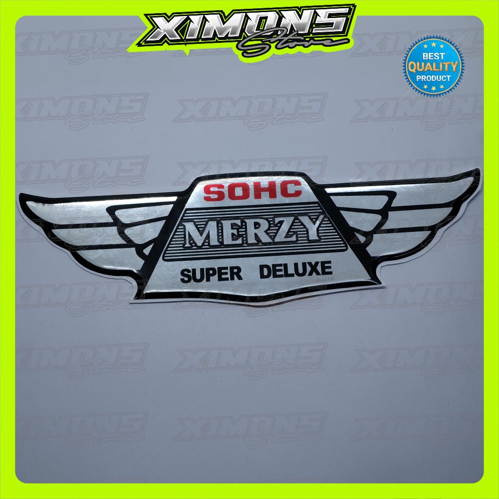 Emblem timbul kawasaki binter merzy / emblem sayap binter merzy / emblem box aki binter merzy
