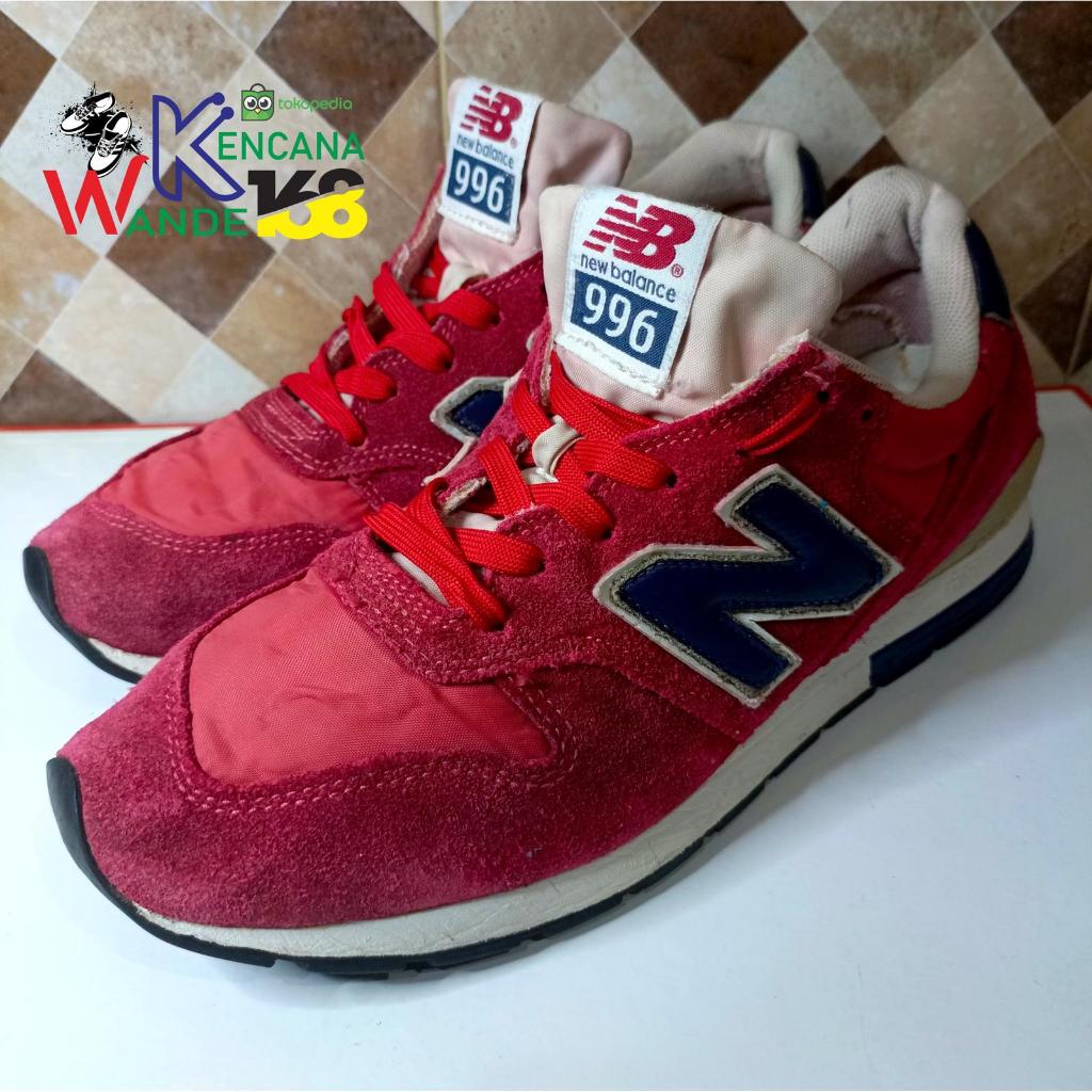 SEPATU NEW BALANCE  MRL 996 FO  MERAH SECOND SIZE 42