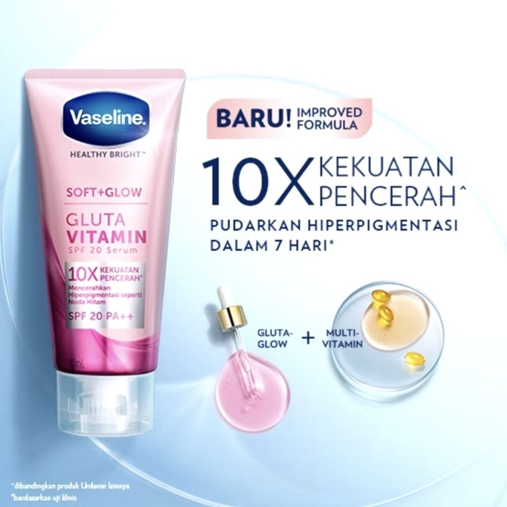 handbody Vaseline Healthy bright Serum Spf 30 Pa++ 180Ml
