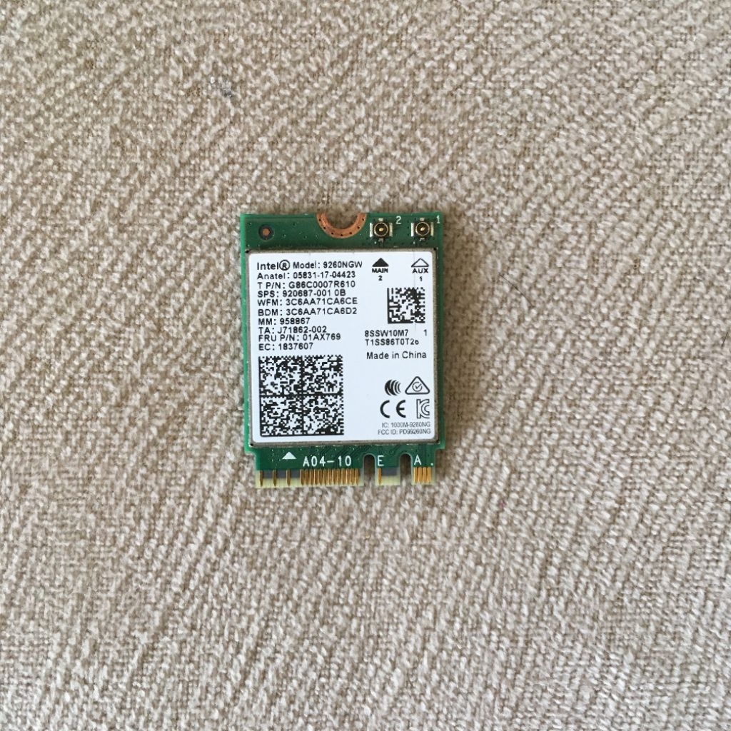 Razer Blade 15 Wifi Wireless Card