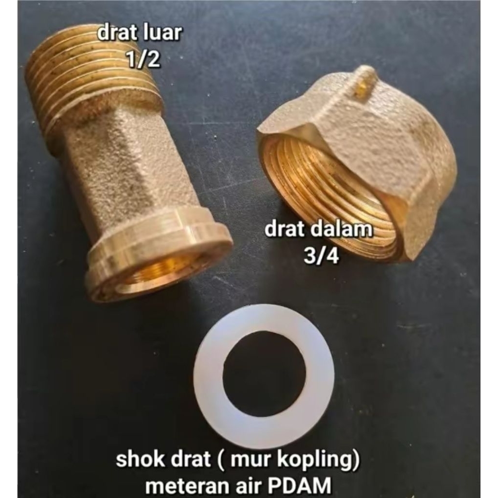 nepel mur kopling meteran air PDAM