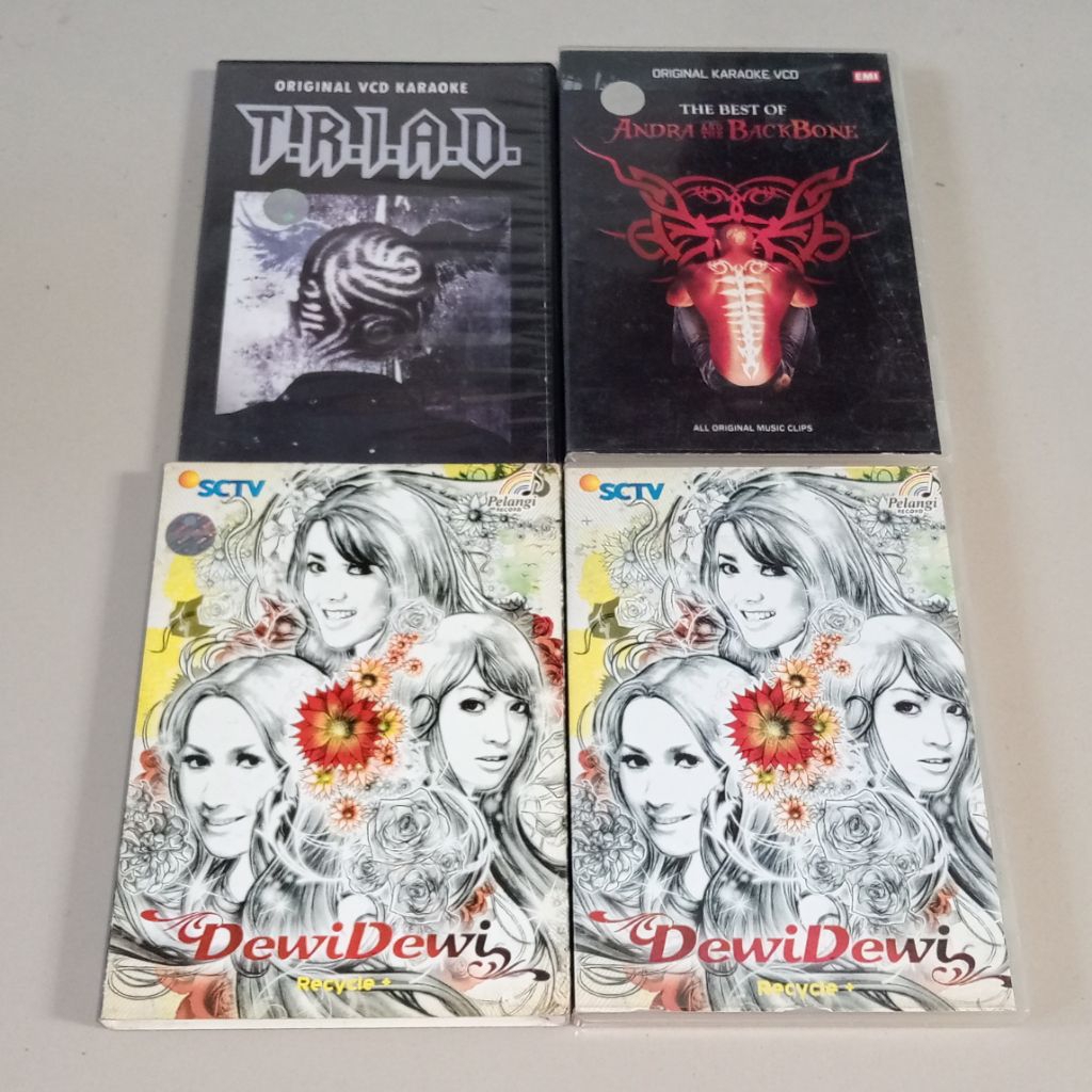 VCD Original TRIAD, Andra and the Backbone & Dewi Dewi