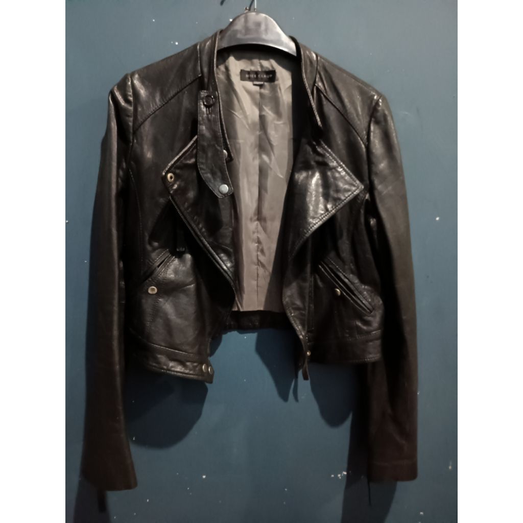 Leather Crop Ramones