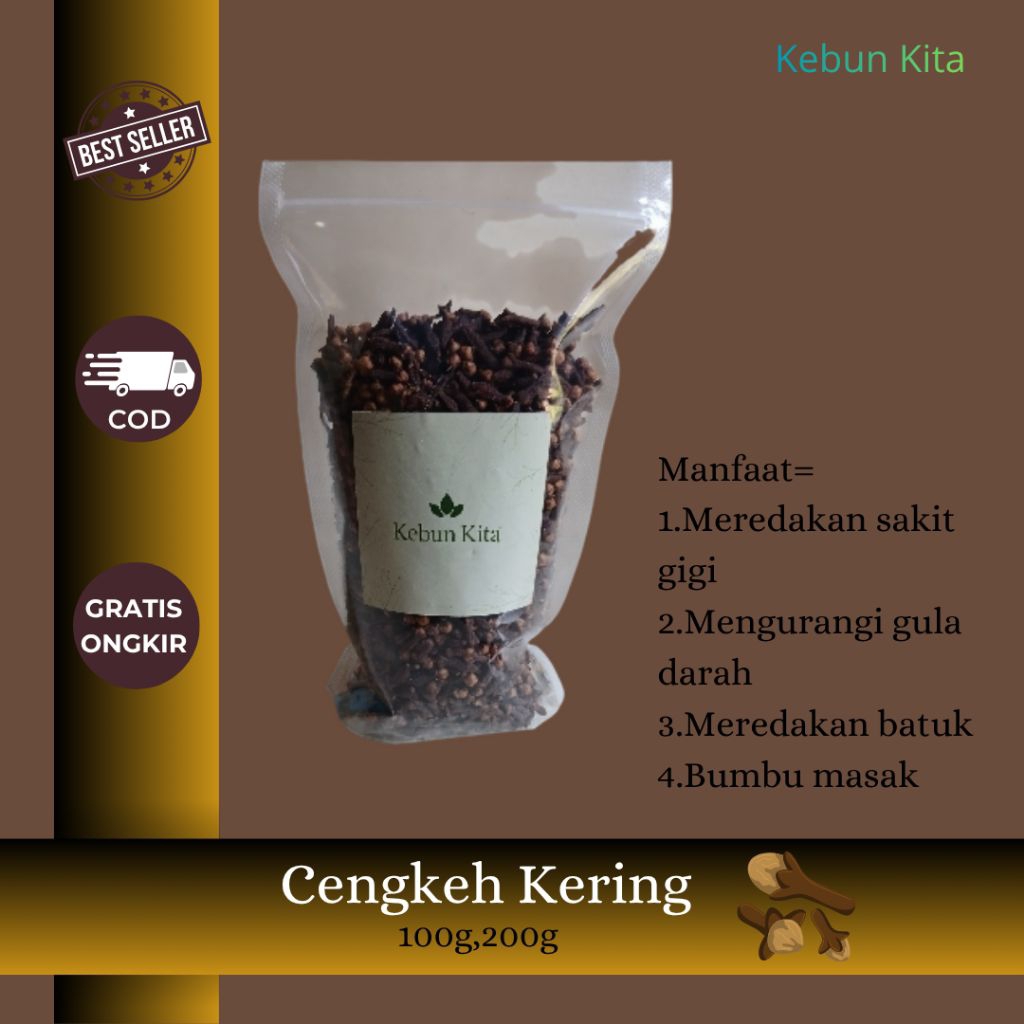 Cengkeh Bunga Kering Premium | Rempah Nusantara untuk Masakan & Rokok