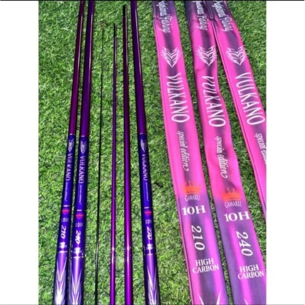 JORAN TEGEK GAMARU VULKANO 10H KUAT DAN RINGAN CARBON KUALITAS TINGGI..