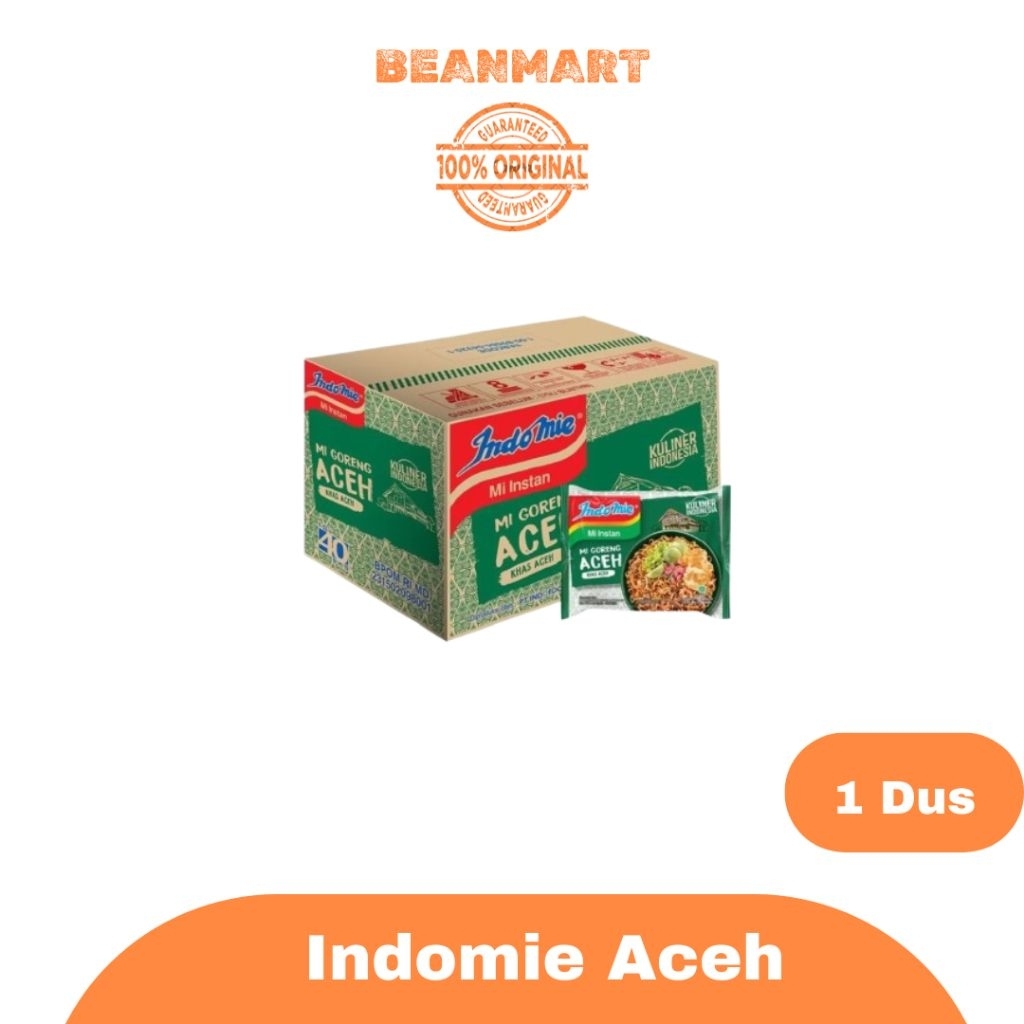 Indomie mie goreng aceh (1 Dus isi 40 pcs)