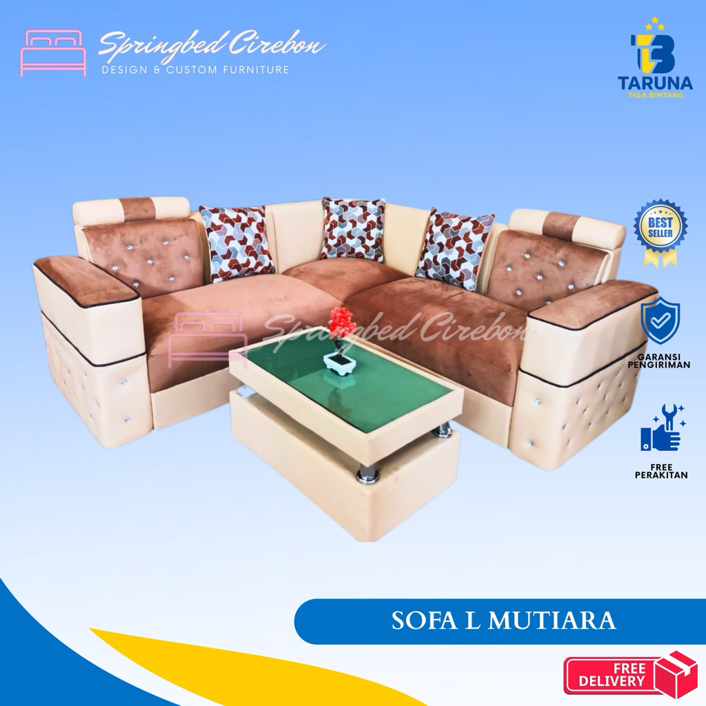 SOFA L MUTIARA TERMURAH TERLARIS Cirebon Indramayu Kuningan Majalengka