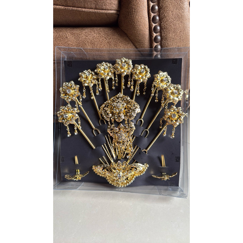 Set Perhiasan Pengantin Jawa Minimalis Model Wijayakusuma