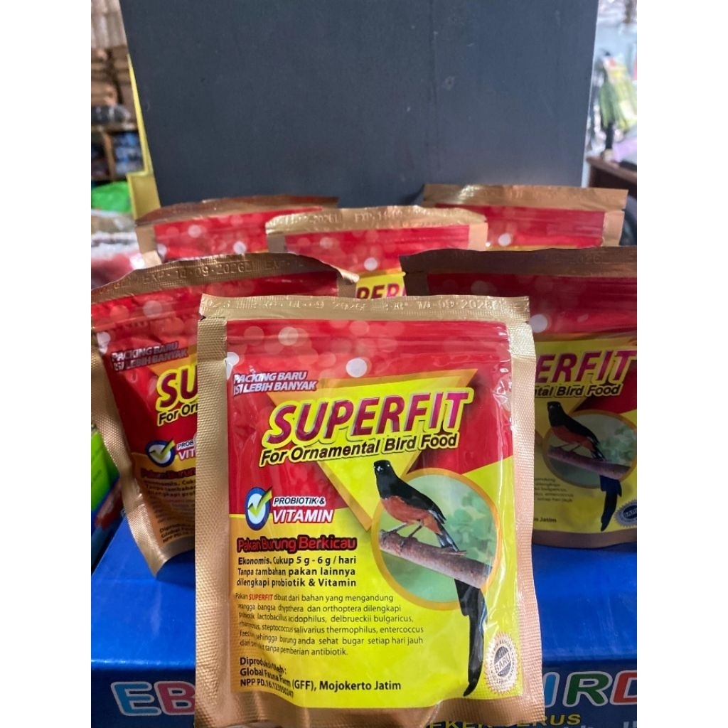 SUPERFIT GOLD PAKAN VOER BURUNG MURAI