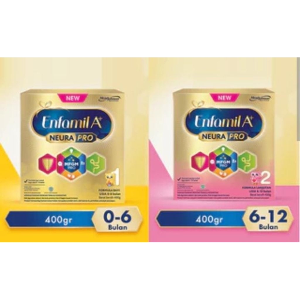 Grosir 8 box (400gram) Enfamil  A+1 dan Enfamil A+2