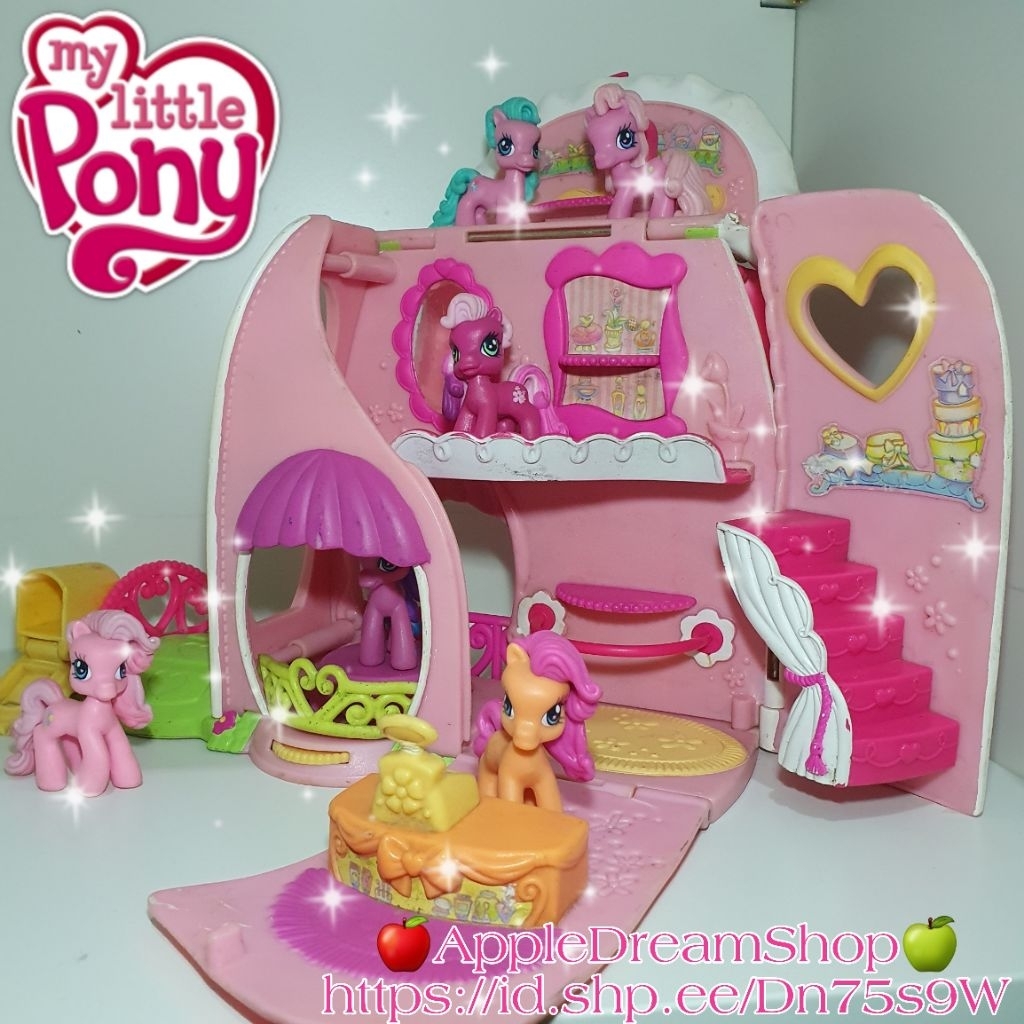 My Little Pony Ponyville G3 Fancy Fashion Boutique Playset Original Hasbro Vintage 2006