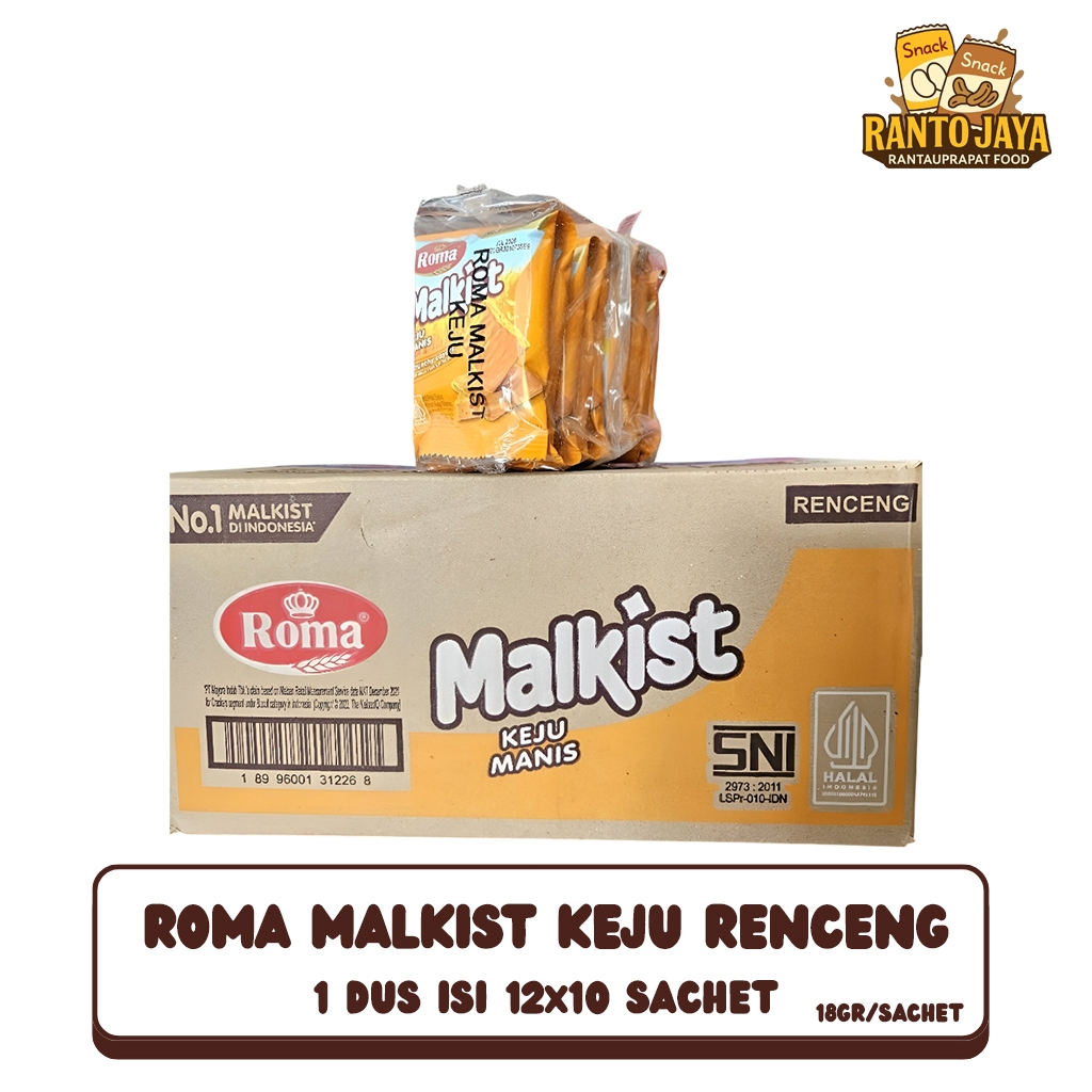 1 Dus Roma Malkist Keju Rencengan