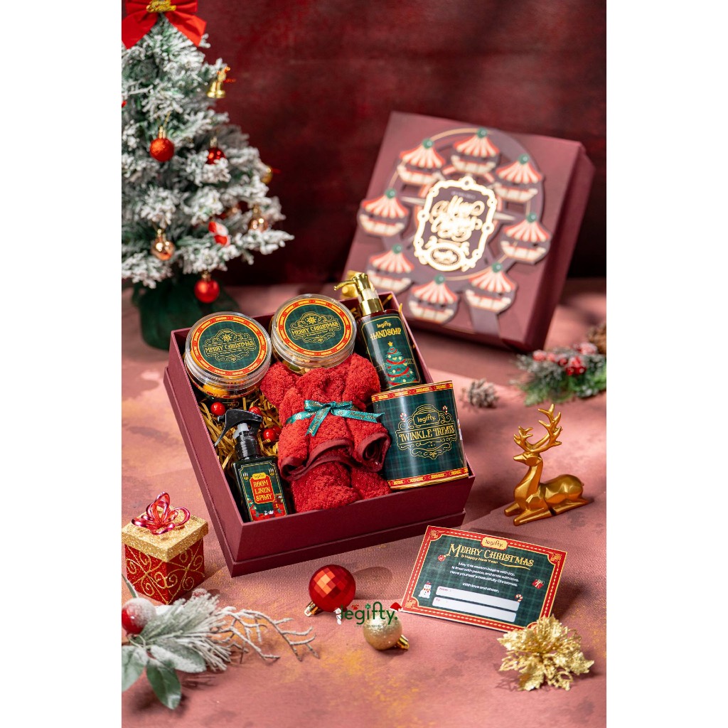 HAMPERS NATAL GIFT CHRISTMAS HARDBOX 2025 - FESTIVE PACKAGE (COOKIES)