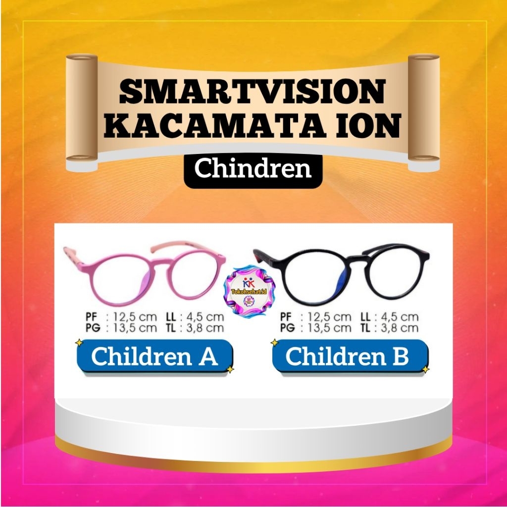 Kacamata Ion Smart Vision Original KK Indonesia | Anti Radiasi, Anti UV & Blue Light | Solusi Mata L