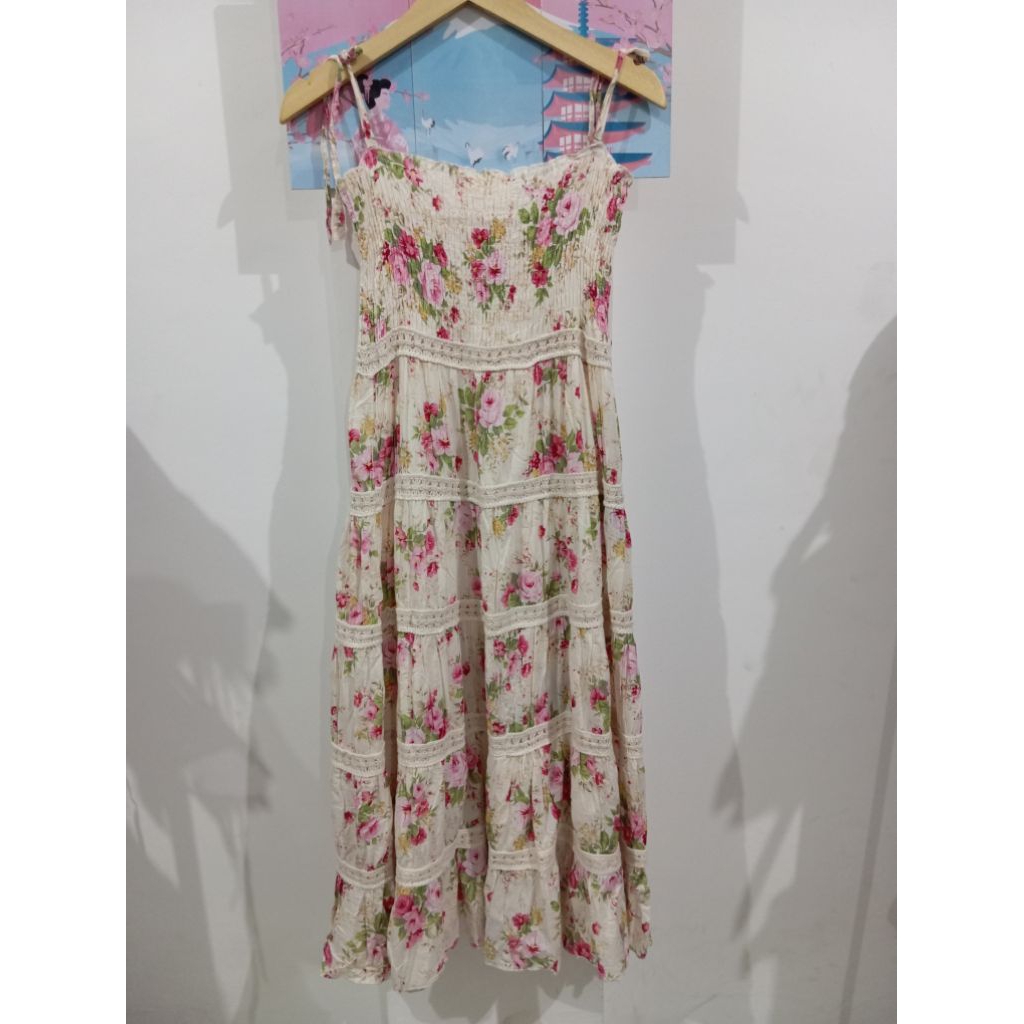 deary flower long dress