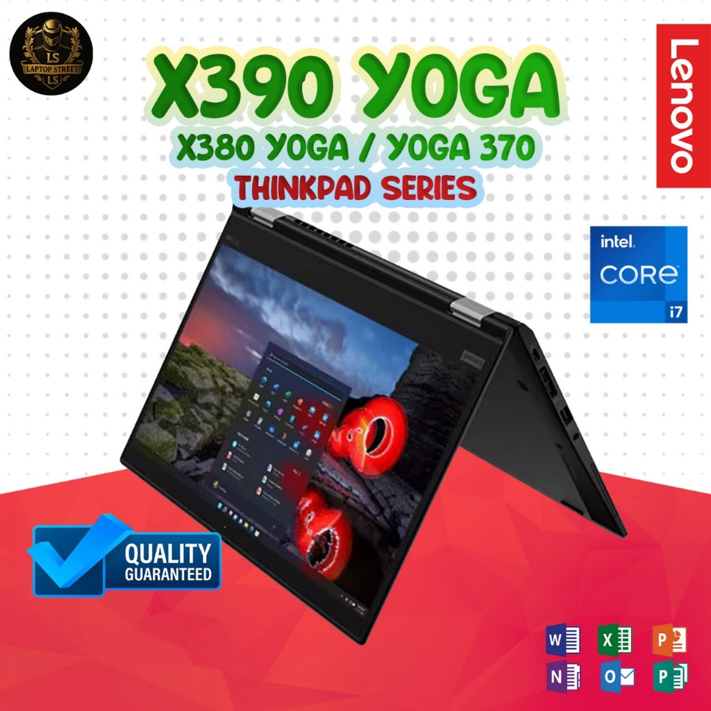 Lenovo Thinkpad 2 in1 Touch Yoga X390 / X380 | Thinkpad Yoga 370 260 Intel i7 i5 16GB 512GB