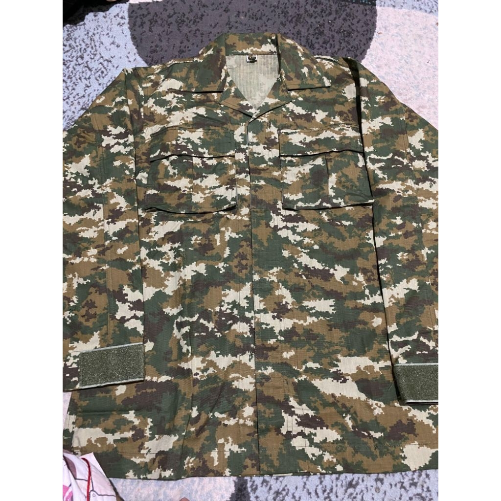 PDL TNI TERBARU SAGE GREEN, PDL TNI TRIMATRA, PDL TNI SRITEX