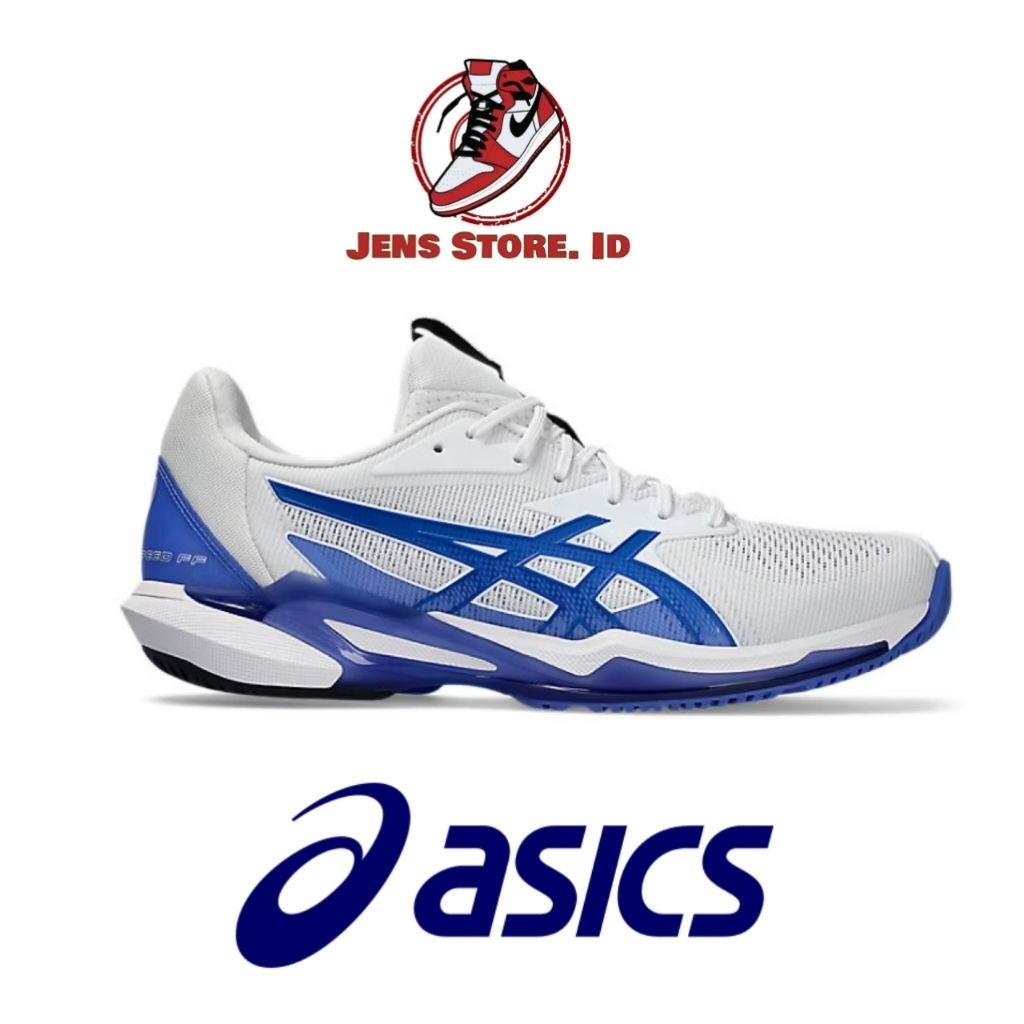 Sepatu Tenis ASICS Solution Speed Ff 3 White Blue Sepatu Tenis