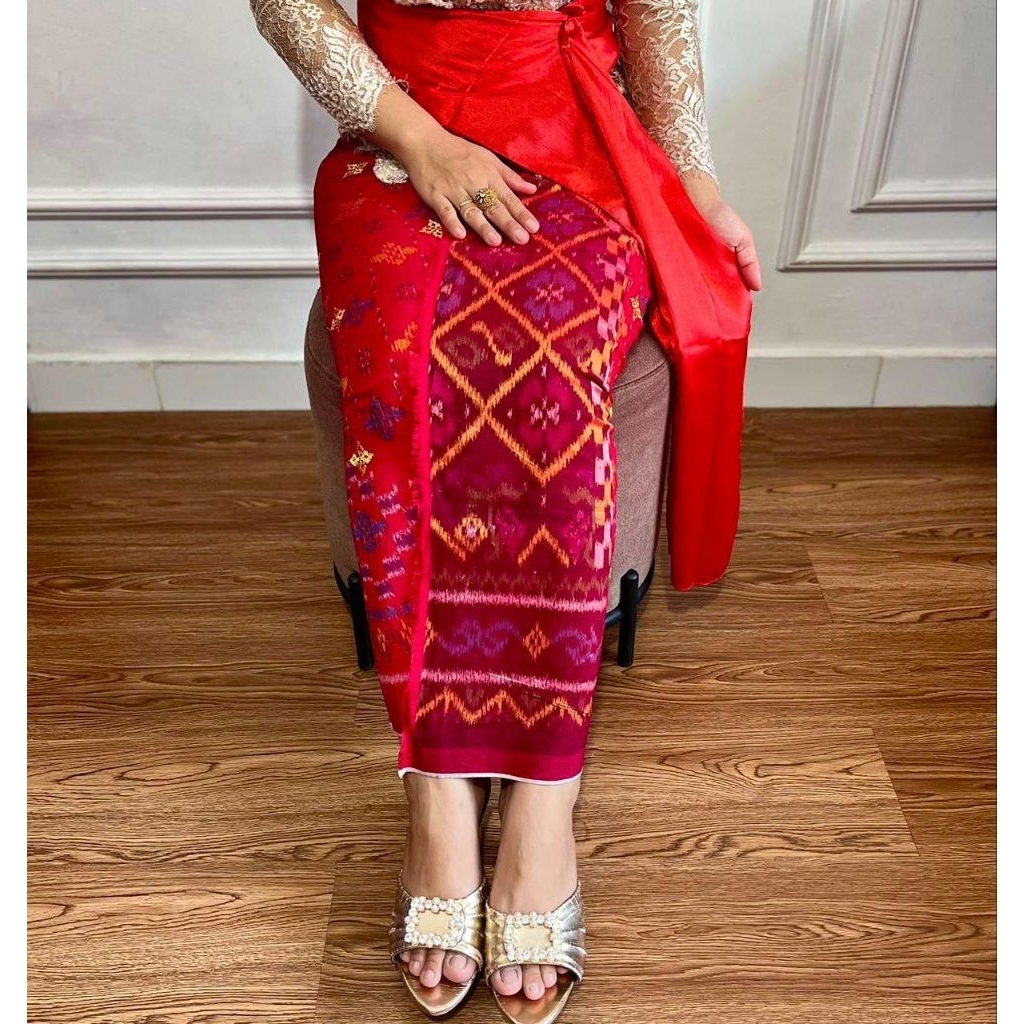 ENDEK TENUN ORIGINAL TABUR BINTANG / Kamen endek lembaran TERMURAH / kamen endek/ endek BALI / kamen