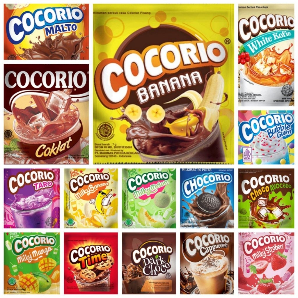 Cocorio minuman serbuk instan / minuman sachet / minuman instan