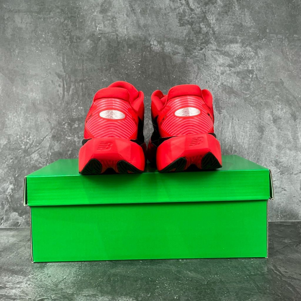 Sepatu NB Running FuelCell Rebel V5 " Urgent Red / Black "