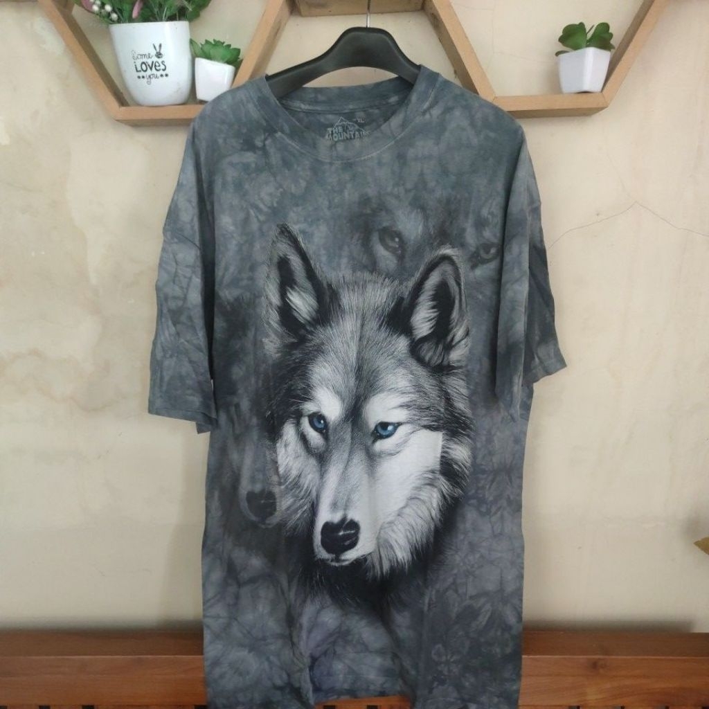 Kaos Vintage Big Size The Mountain Wolf