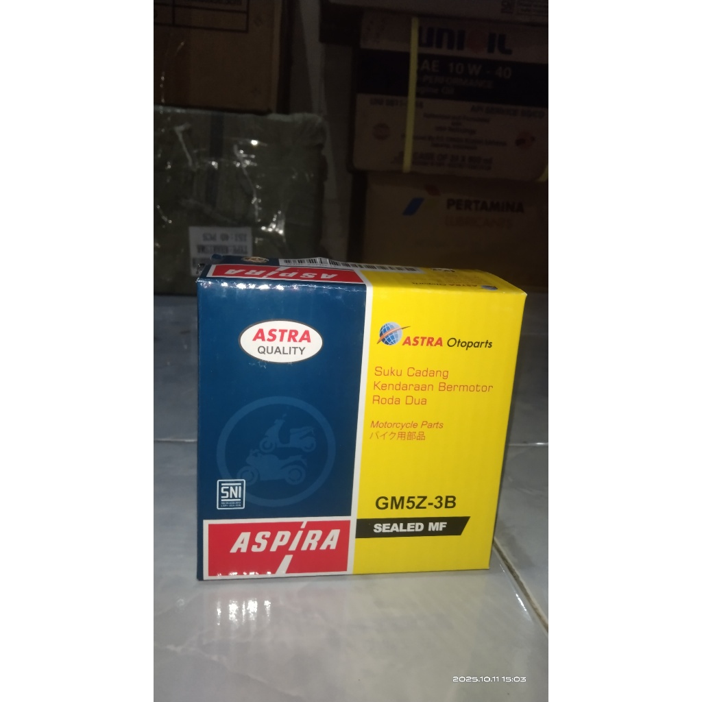 Aki Motor Aspira Astra GM5Z-3B