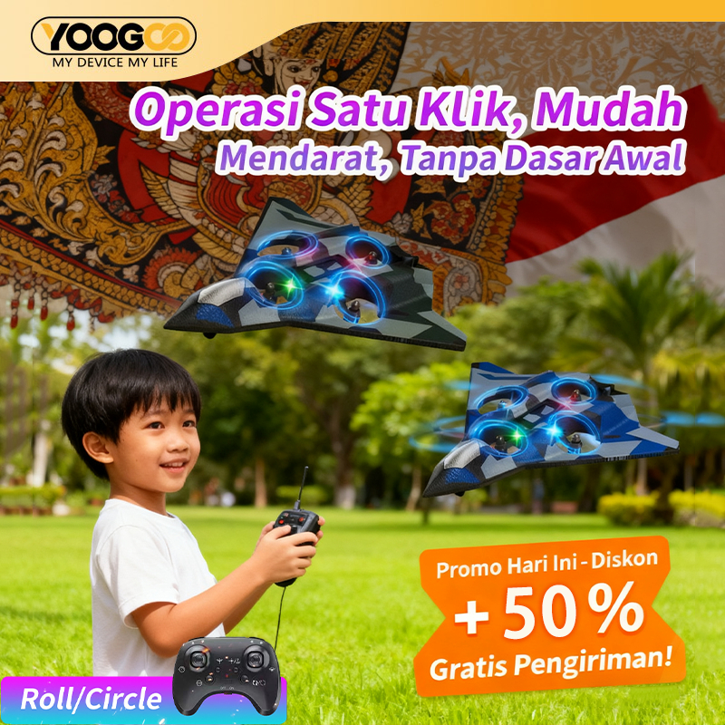 Remote Control Drone Rc Remote Dengan Layar Dan Kamera HD Mainan Pesawat Terbang 2.4G EPP Stunt Remo